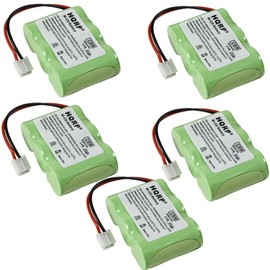 HQRP 5-Pack Phone Battery for AT&T/Lucent E5802 E5802B E5804 E5811 E5812B E5813B E5814B E5827 E5828B ia5847 ia5863 ia5870 ia5878 ia5882 ia5890 80-5074-00-00 80-5074-02-00 Cordless Telephone