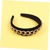 Baluue 1pc Punk Style Chain Design Hair Hoop Anti- Headband