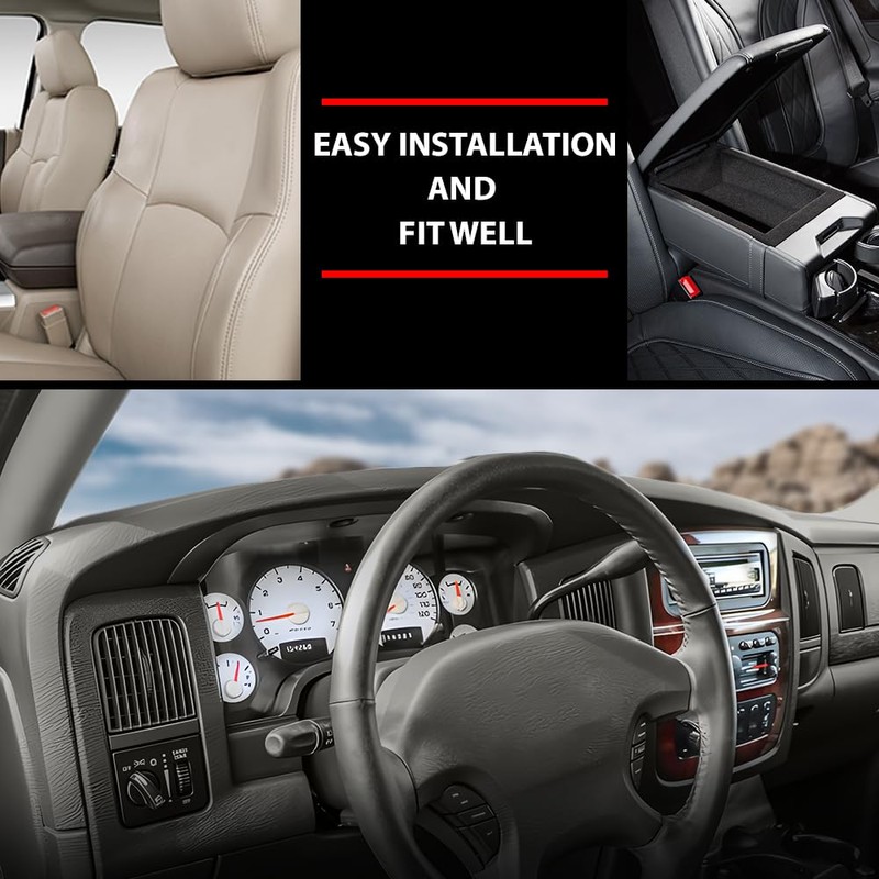 G-PLUS Dashboard Molded Dash Cover Grey Compatible with 2002 2003