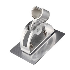 CENPEK 2 Pcs Shower Bracket Shinny Aluminum DIY Bathroom Showerhead Holder Flexible Functional Holder for Shower Head Holder Adjustable Wall Mount