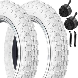 APEXRUN Kids Bike Tires 2-Pack Bicycle Tires and Pair Inner Tubes with Tire Levers Replacement Set 12.5x2.125 Inch Teenager Bike Tire for BMX MTB Children Racing