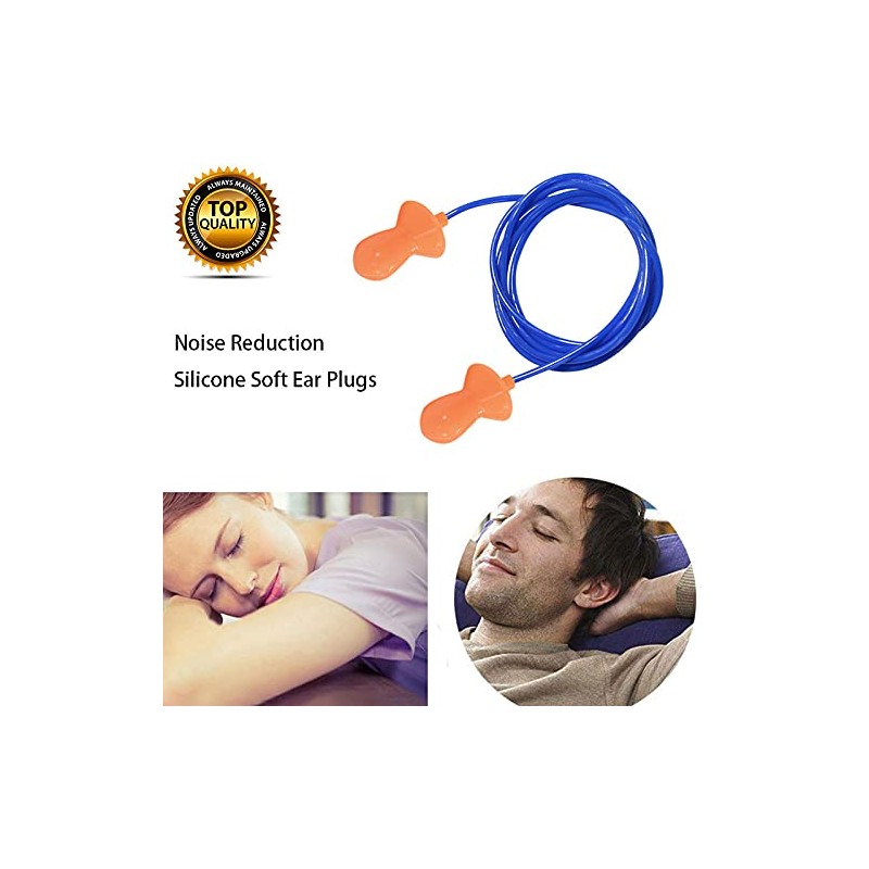 Sleep Earplugs Noise Cancelling Reusable Waterproof Ear Protection Comfortable for