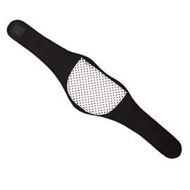 Tourmaline Neck Warmer, Neck Warmer, Self-Heating Neck Support, Neck Heating Pillow, Neck Bandage, Body Warmer, Neck Bandage, Magnetic Field Therapy Cervical Collar Belt for Neck Pain (Black)