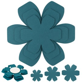 6 Pcs Felt Pot and Pan Protectors, Pan Separators Set in 3 Sizes (10.2", 7.87", 5.86"), Anti-Slip Cookware Protectors for Stacking, Protecting Pots and Pans, Cyan