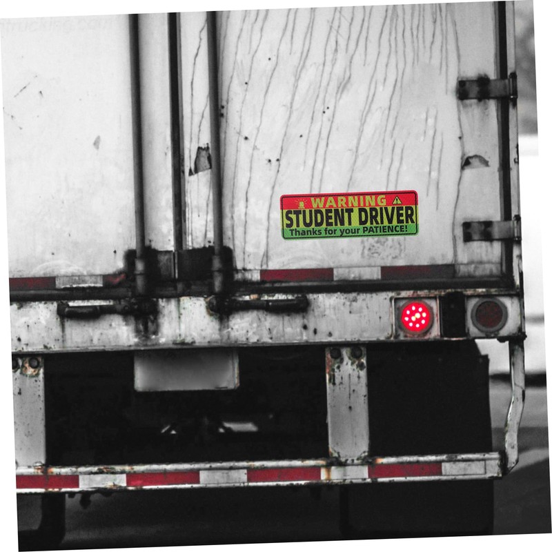 Mobestech Magnet Learner Driver Sign Reflective Driver Magnet Sticker for