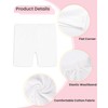 Auranso - Pantalones cortos de bicicleta para niñas, transpirables y