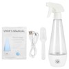 300ml USB Portable Sodium Hypochlorite Generator Detergent Spray Bottle Household