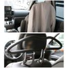 Universal Car Headrest Coat Hanger with Steel Frame & Soft