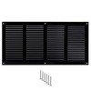 TURvent 14x6 Vent Cover (Duct Opening) - Black HVAC Return