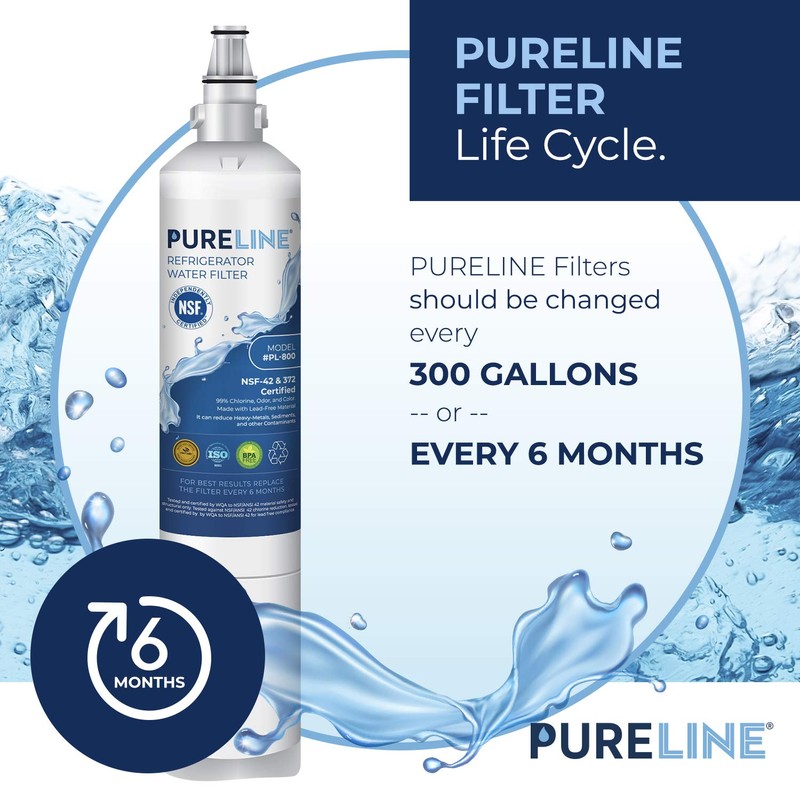 Pureline 9990 & LT600P Water Filter. Compatible with Kenmore 9990,