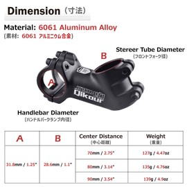Azarxis Bike Stem 31.8mm 35 Degree 70mm 80mm 90mm Bicycle Short Handlebar Stem Riser Suitable for BMX MTB Road Bike Mountain Bike (31.8 x 80mm)