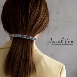 JewelVOX Barrette, Hair Access, Women's, Aceti, Lurex, Simple, Hair Arrangement, Stylish, Popular, Adult (A, 8)