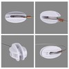 Electric Fence Corner Insulators, End Post Insulator Fiberglass Material for