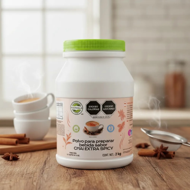 Mandala Té Chai Especiado 2kg Para Frappe Y Latte