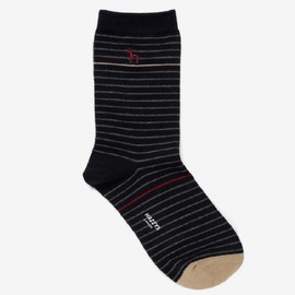 Hazzys (대구신세계)스트라이프 컬러배색 남성 양말 3종세트 HJSS5E105WT Daegu Shinsegae Striped Color Block Men's Sock 3-Piece Set HJSS5E105WT