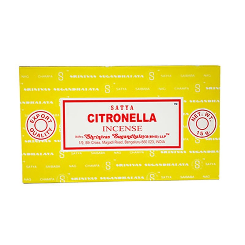 Satya Nag Champa Sai BABA Citronella Incense Joss Sticks By