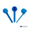 5 Gram Pack of 5 Blue Measuring Smidgen Micro Scoop