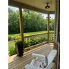 Fojely 51 Pack Deck Balusters 32.25"x1" Strip Baluster, Black Metal