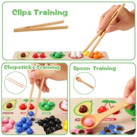 TYMGCHQ Wooden Number Learning Tracing Board Set,Toddler Montessori Math Toys Preschool Learning and Educational Stacking Counting Color Sorting Games for Boys and Girls for 3 4 5 Years Old