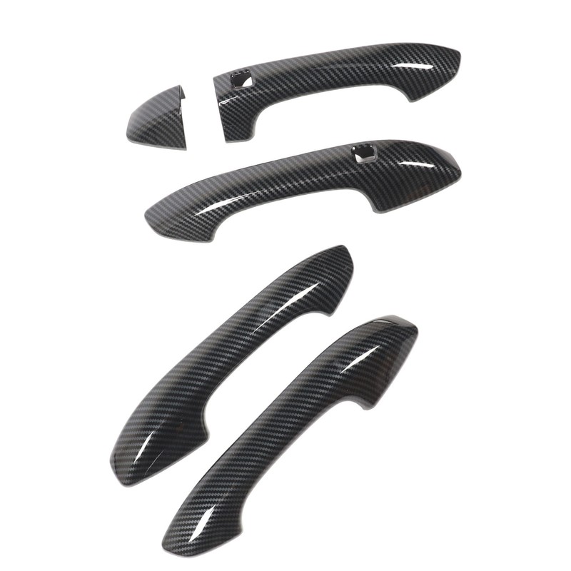 Exterior Door Handle Cover Carbon Fiber Pattern Outside Door Handle