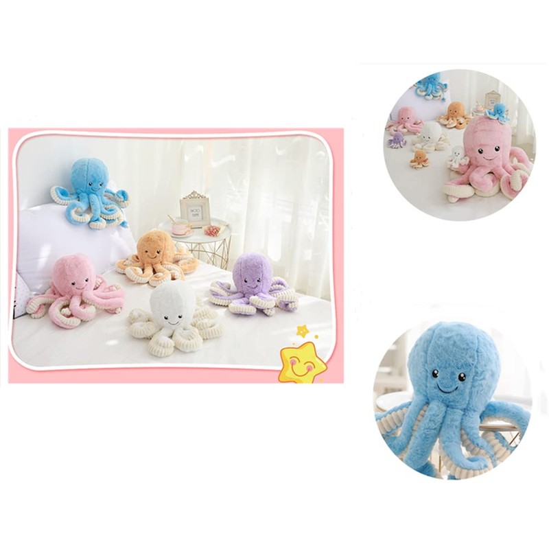 JOSON Cute Octopus Plush Toys, Soft Octopus Stuffed Animals, Girls