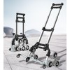 Stair Climbing Cart 180 lbs Capacity, Aluminum Portable Folding Cart