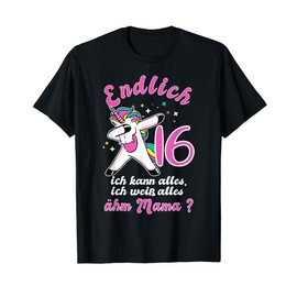 16th Birthday Girl 16 Years Funny 16th Funny T-Shirt