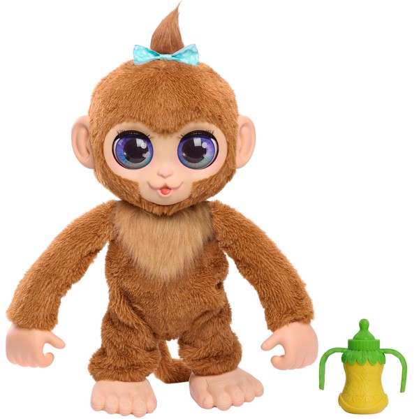 Just Play furReal Peanut The Playful Monkey Interactive Toy, 15-inch