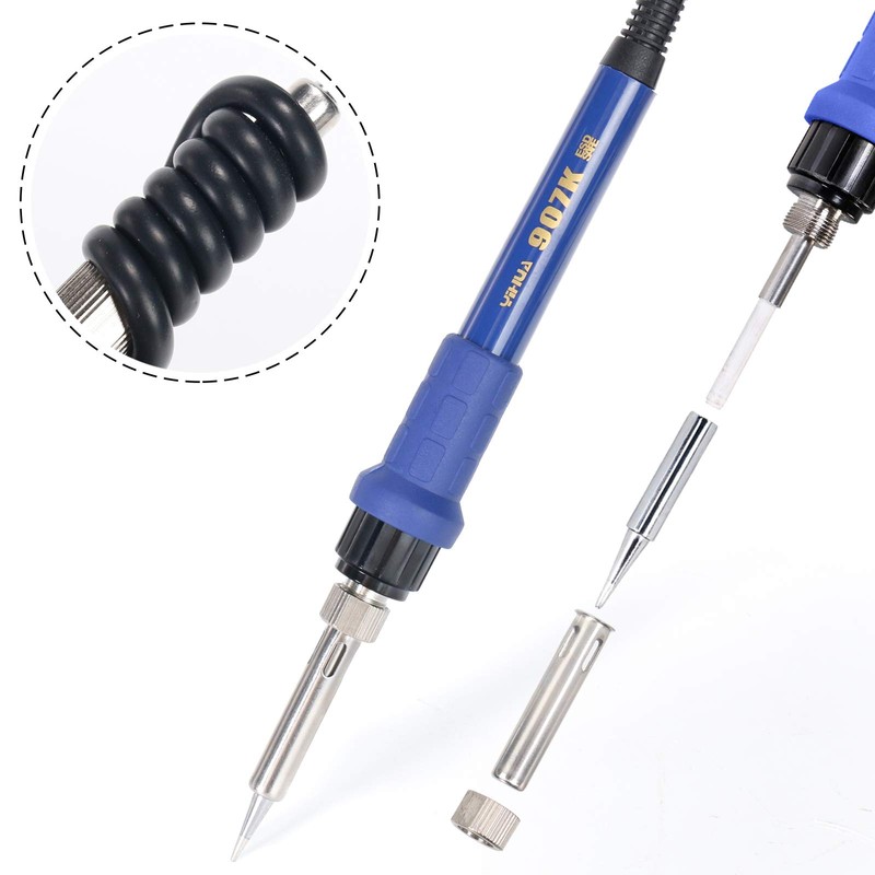 YIHUA 907K Replacement Soldering Iron Handpiece/Handle for Yihua 939D+ I