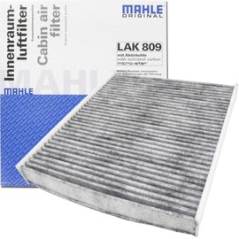 MAHLE LAK 809 Interior Cabin Air Filter - Carbon Activated Pollen Filter - with odor protection - Car