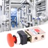 JM-06 Pneumatic Mechanical Valve PT 1/4in 2 Position 3 Way