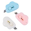 3pcs Mini Cloud Portable Box Cutter, Cute Paper Cutter with