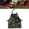 MultiFunction BBQ Apron Waterproof Dirt Resistant Cooking Apron with MultiPocket