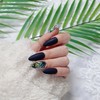Summer Discount Tropical Handmade Nail Tips - White Gloss /