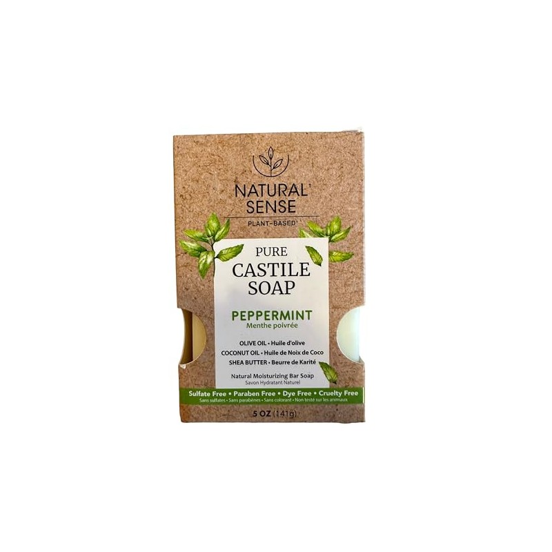 Natural Sense Pure Castile Soap - Pepermint with Olive Oil,