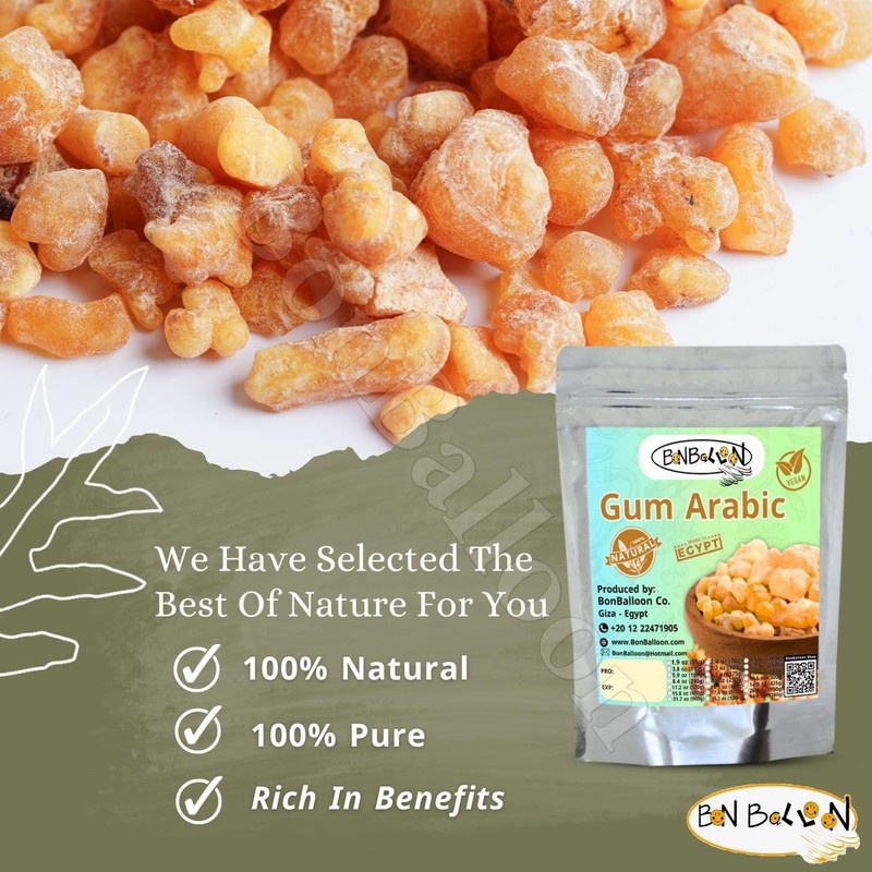 Pure & Natural Gum Aacia Arabic Traditional Premium Hashab Acacia