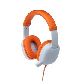 Avid AP-400 WonderEars Kids Headphone with Microphone, TRRS, Orange