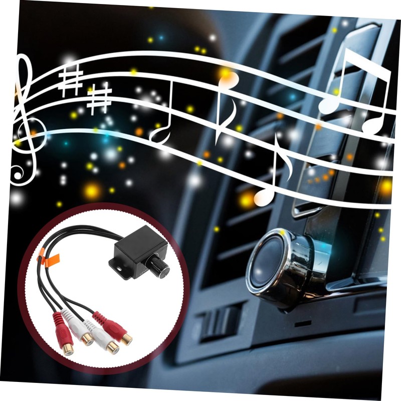 CHILDWEET Car Amplifier Bass Knob Control RCA Car RCA Remote