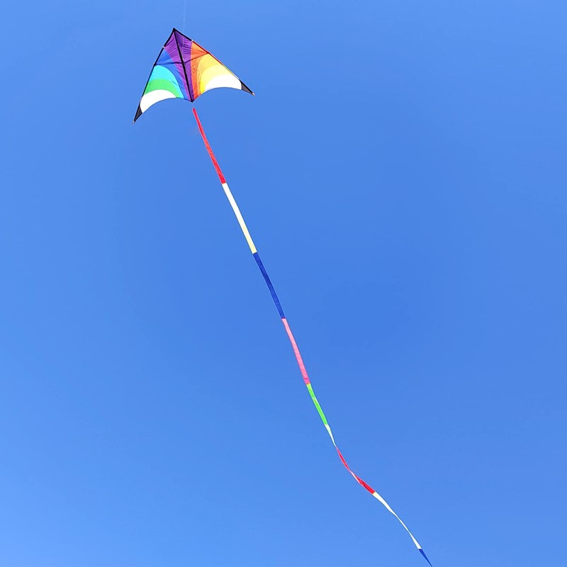 Simxkai Giant Kite for Beach, Large Kite with Super Long