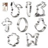 Easter Cookie Cutter 8 Pc Set HS0435-4 in Bunny Rabbit,