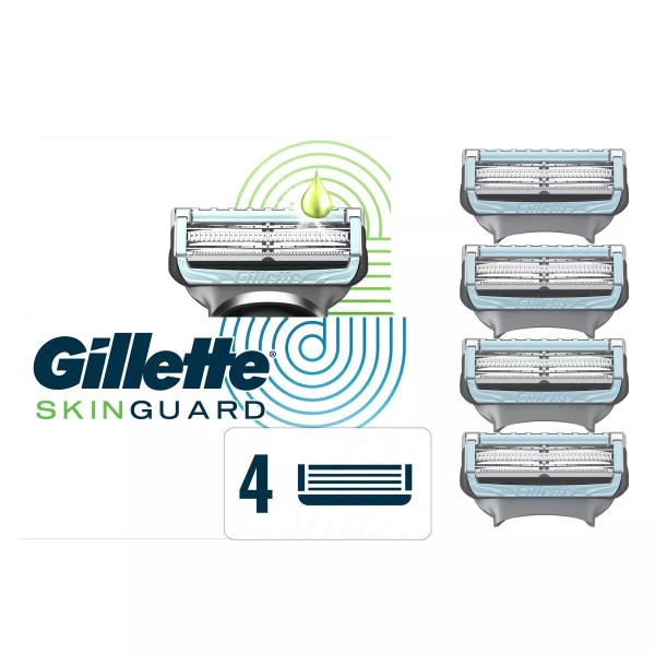 Gillette SkinGuard Men's Razor Blade Refills - 4ct