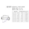 NITTO(日東) ステム UI-21BX UI-21BX-110 φ31.8 φ28.6 110 ブラック