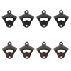 Luwanburg 8 PCS Cast Iron Beer Bottle Opener Wall Mounted