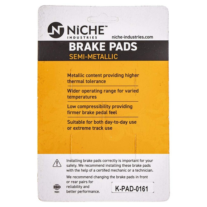 NICHE Brake Pad Set for Honda CBR1000RR CBR600RR 43105-MW0-425 06455-MEL-013