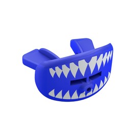 SafeJawz Sports Lip Guard, Football Mouth Guard with Connected Strap, Adults and Junior Breathable Pacifier Lip Protector, American Football, Lacrosse