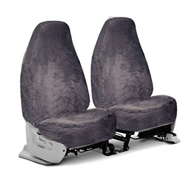 Sheepskin Universal HIGHBACK SEAT Cover (Charcoal) (1 Piece ONLY)