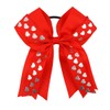 Valentine Heart Hair Bows Ties Red Heart Bow Hair Tie