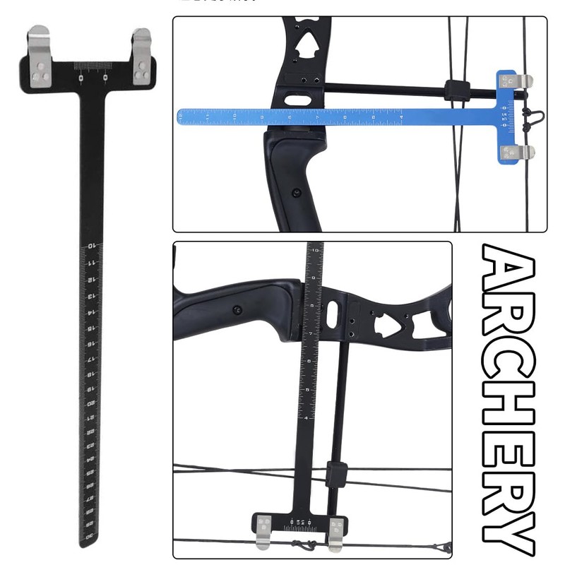 POFET 32.6cm Pro Archery T Ruler Bow Square For Recurve