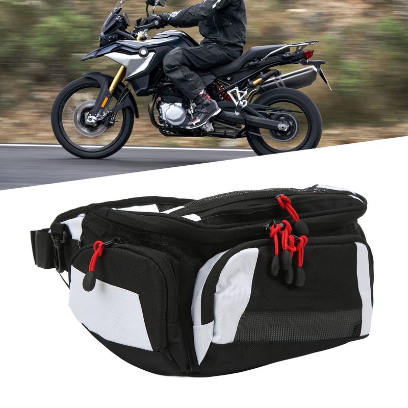 Motorcycle Waist Packbag Oxford Adjustable Belt Large Capacity Racing Fanny