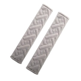 CHENGZI Universal-Sicherheitsgurt-Polster, weich, bequem, Schultergurt-Bezüge (Grau-B)